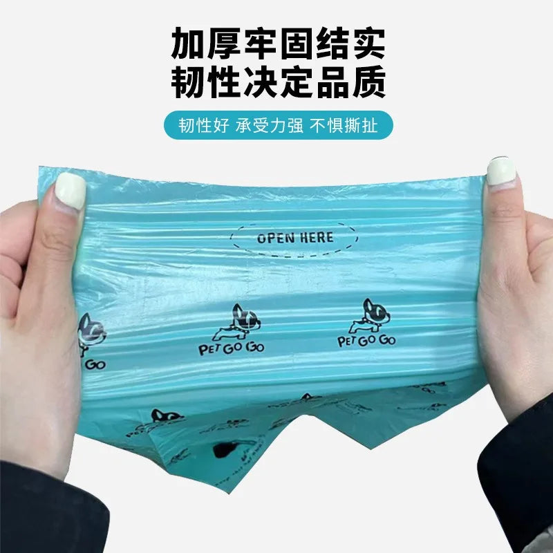 Pet Dog Poop Bag LED lighting Adjustable Dogs Waste Poop Bags Dispenser Mini Travel Garbage Bag Pet Cleaning Tools